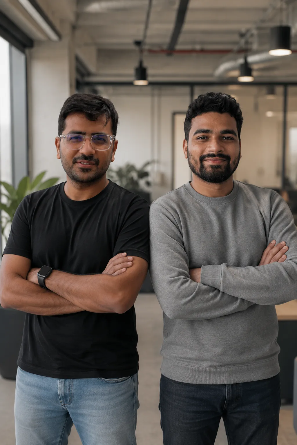 Prefer founders Javed Khatri and Mandar Sawant in the office